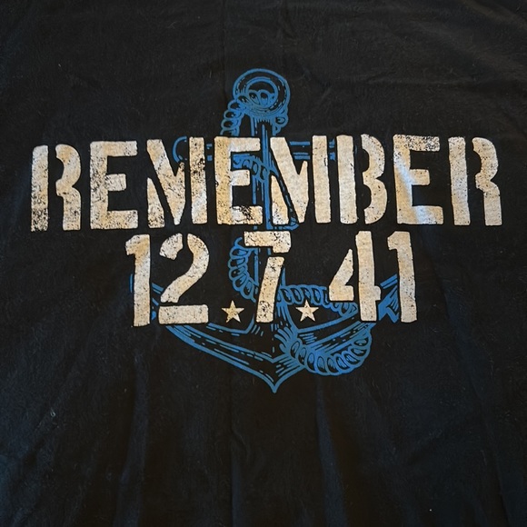 Til Valhalla Project Apparel Company (TVP), 4X Large, Black & Blue T-Shirt. - Picture 2 of 6